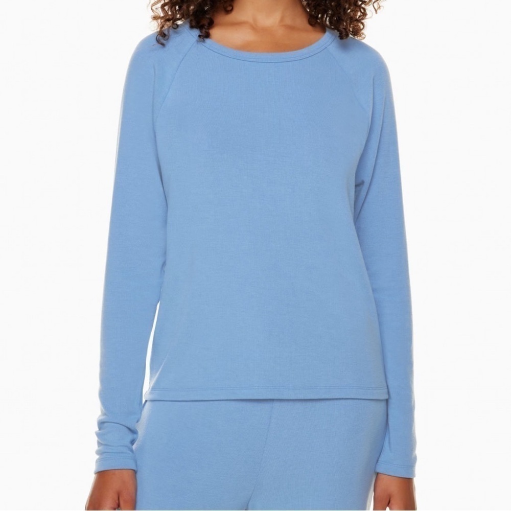 Aritzia Light Blue Long Sleeve Tee